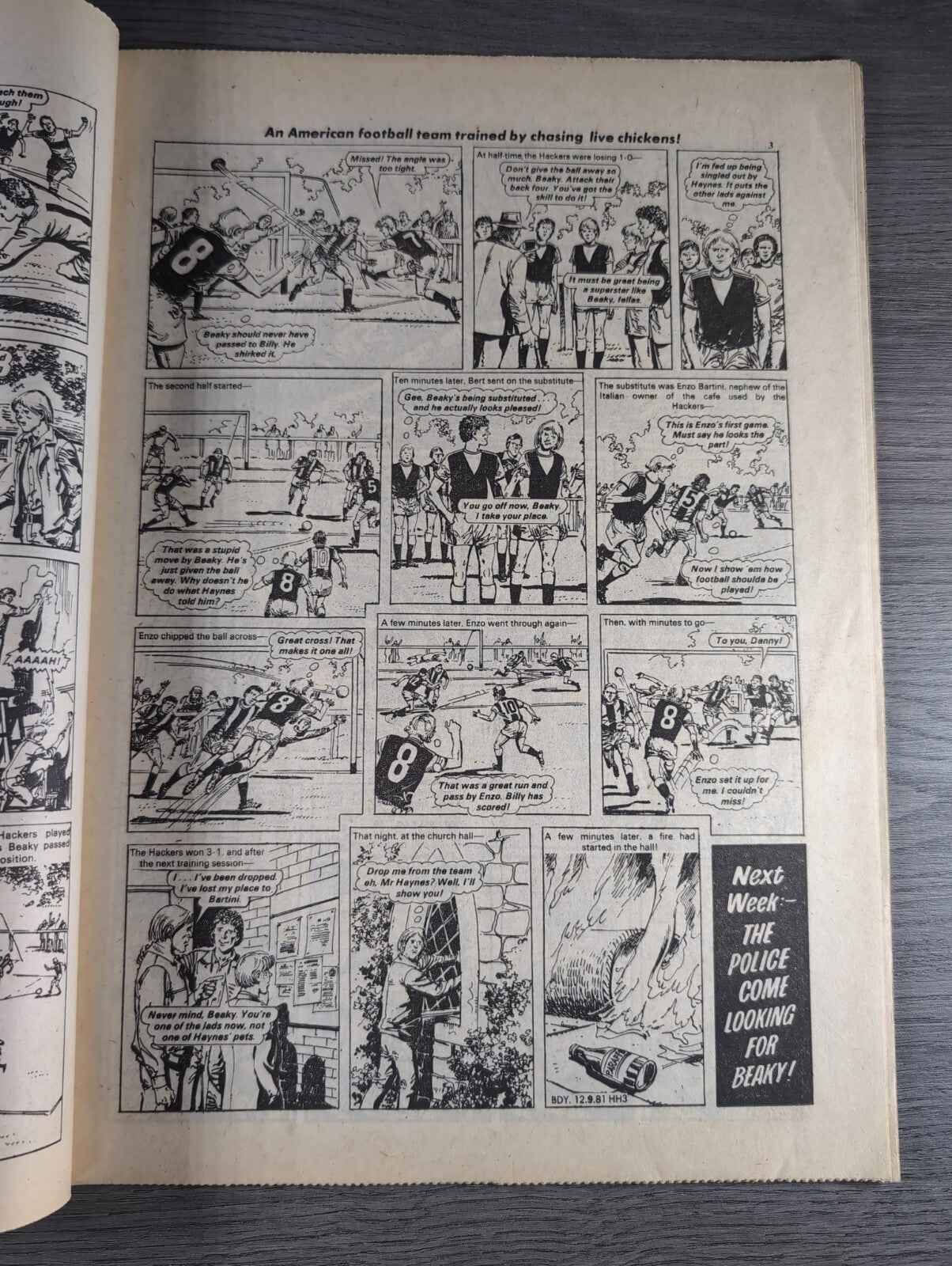 Buddy Comic Issue No 31 12th September 1981 Vintage Retro Comic