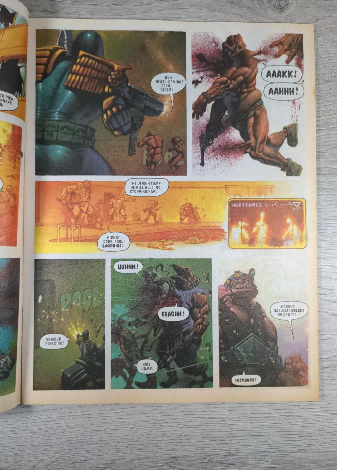 2000AD Featuring Judge Dredd Prog 736 June 1991 Vintage Comic - Retrorama UK