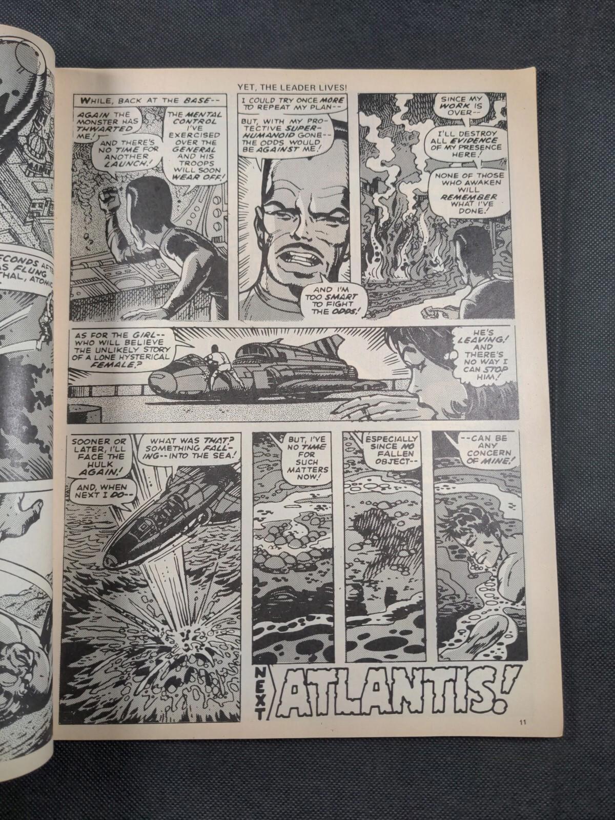 Mighty World of Marvel Issue No 70 February 1974 Marvel UK Vintage Comic