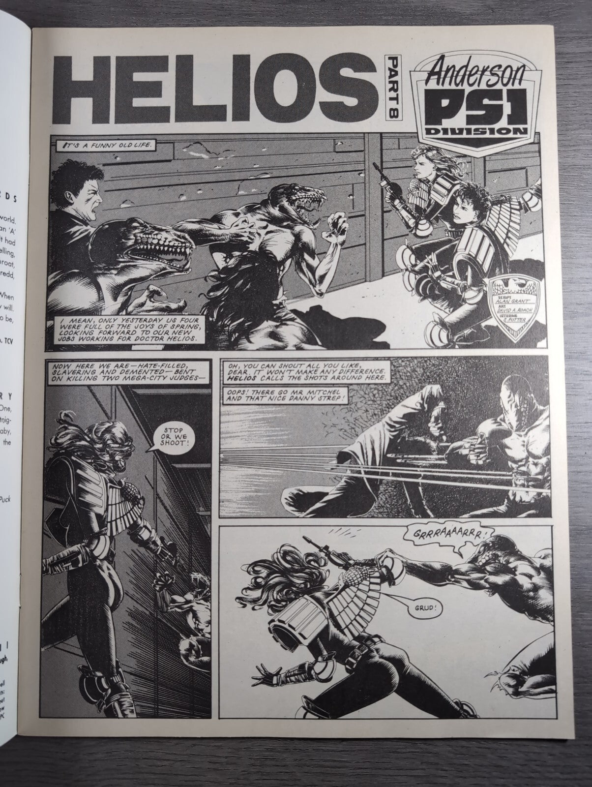 2000AD Prog 621 Featuring Judge Dread Comic 8th April 1989 Vintage Retro Comic