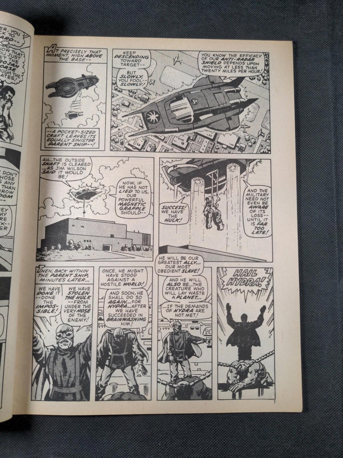 Mighty World of Marvel Issue No 96 August 1974 Vintage Marvel UK Vintage Comics
