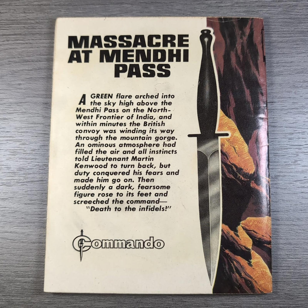 Commando Comic Issue Number 860 Massacre At Mendhi Pass
