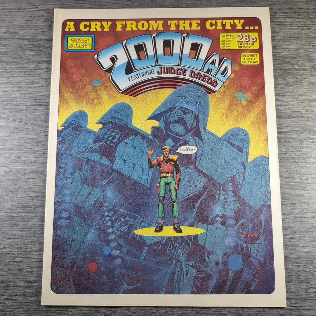 2000AD Prog 531 Featuring Judge Dredd 18th July 1987 Vintage Comic