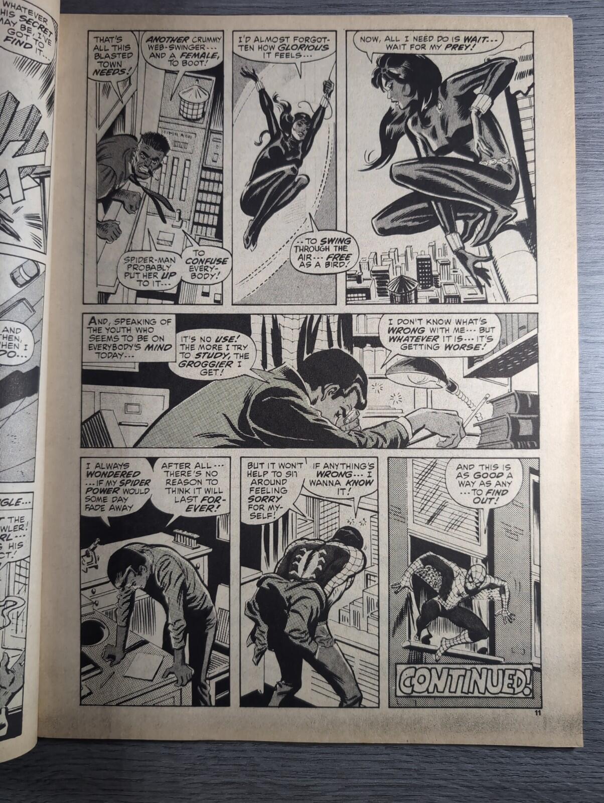 Spider-Man Comics Weekly No 109 Marvel Comics UK 15th March 1975 Vintage Comic
