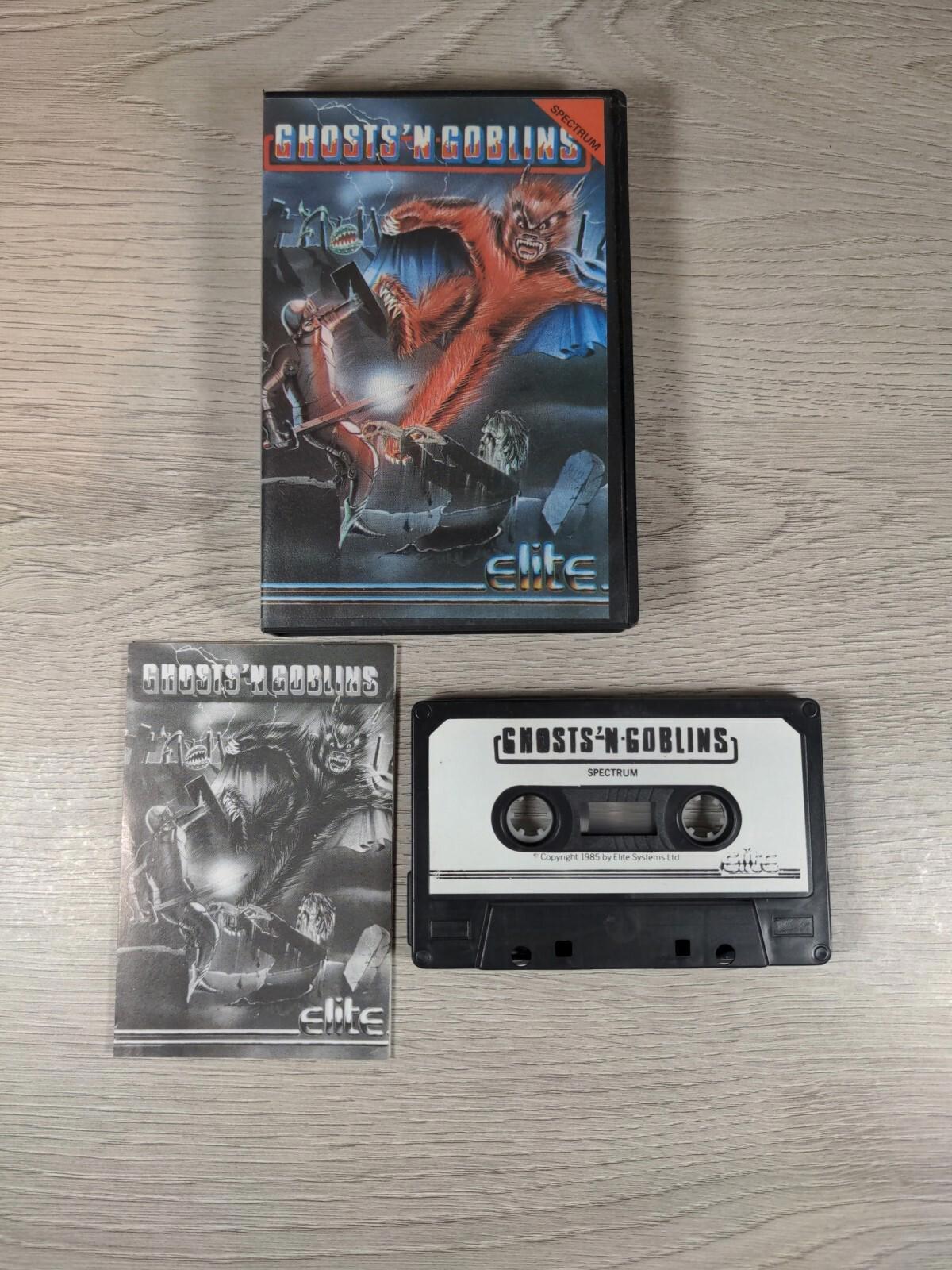 Ghosts N Goblins ZX Spectrum Video Cassette Game Tested & Working