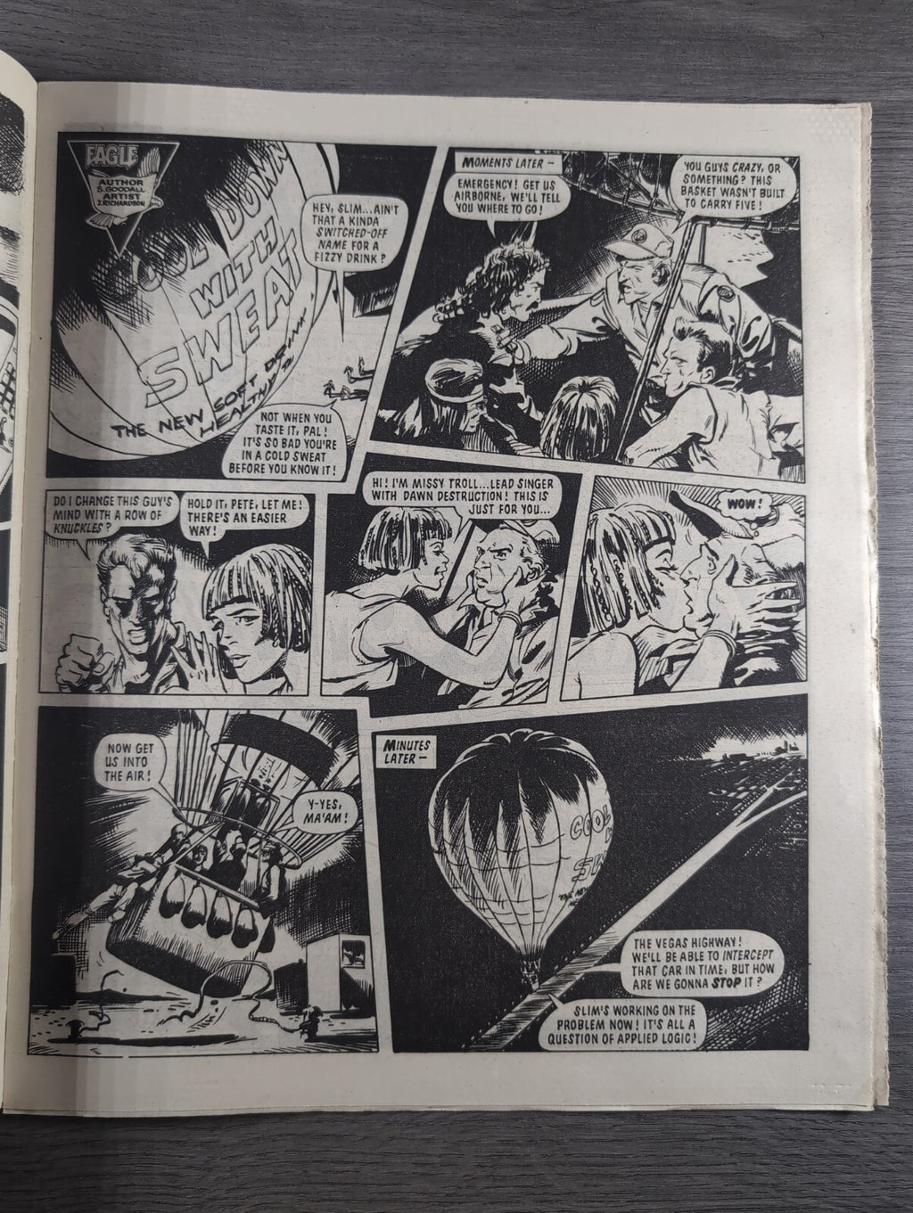 Eagle Comic Issue No. 214 26th April 1988 Vintage Retro UK Comic