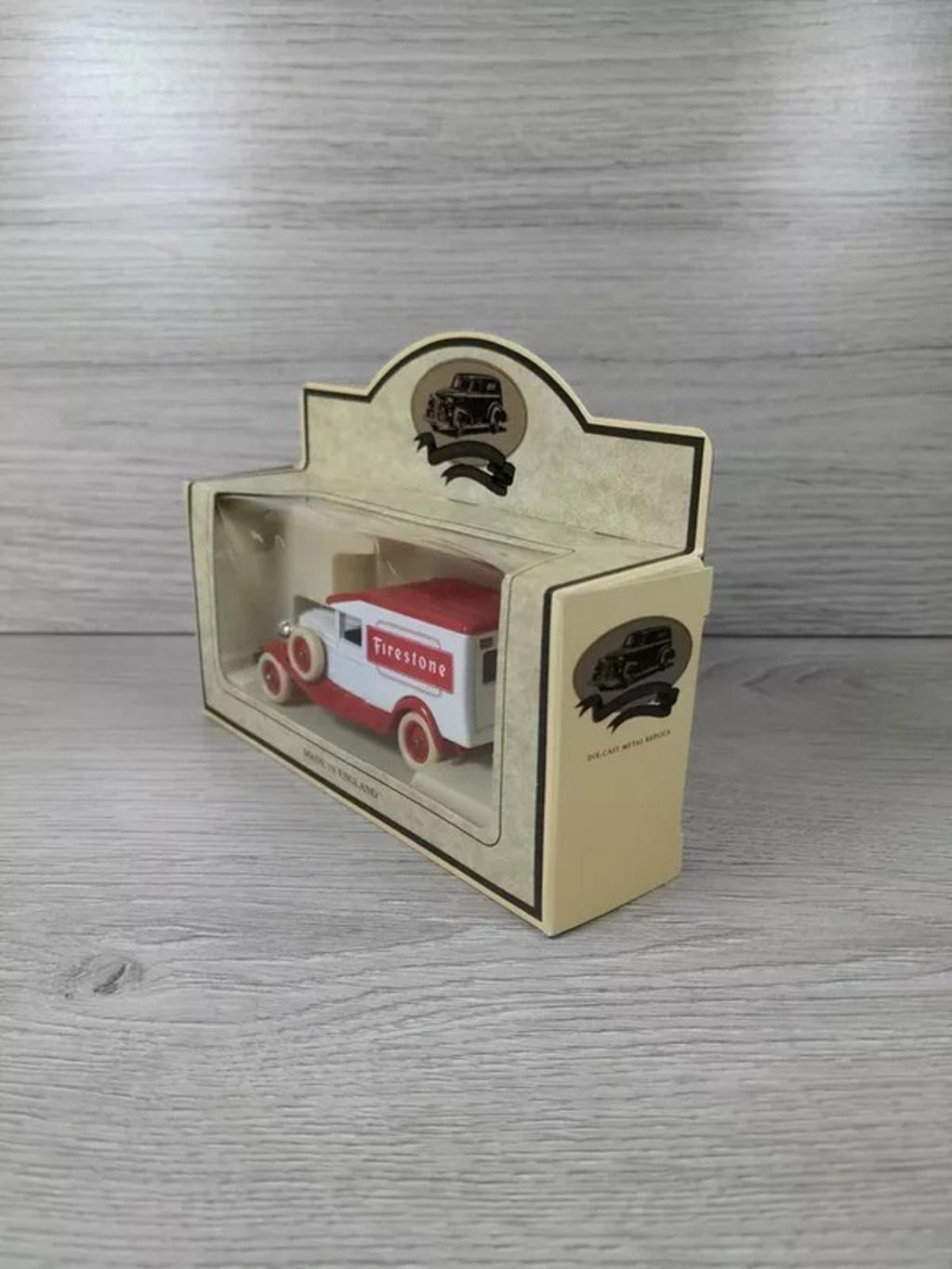 Lledo Promotional Models White & Red Firestone Van - Retrorama UK