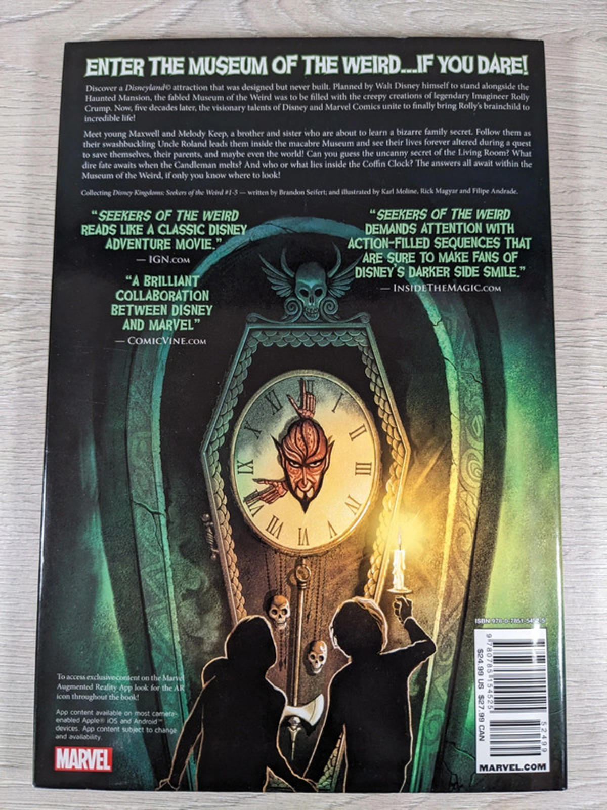 Marvel Disney Kingdoms Seekers Of The Weird Hardcover 2014 Graphic Novel