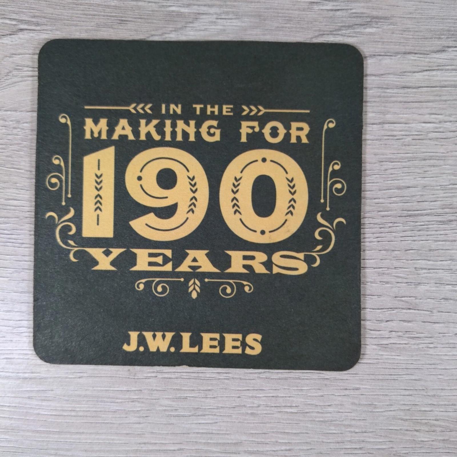 J.W Lees 3 x Vintage Beer Mats Pub Bar Coaster Breweriana - Retrorama UK