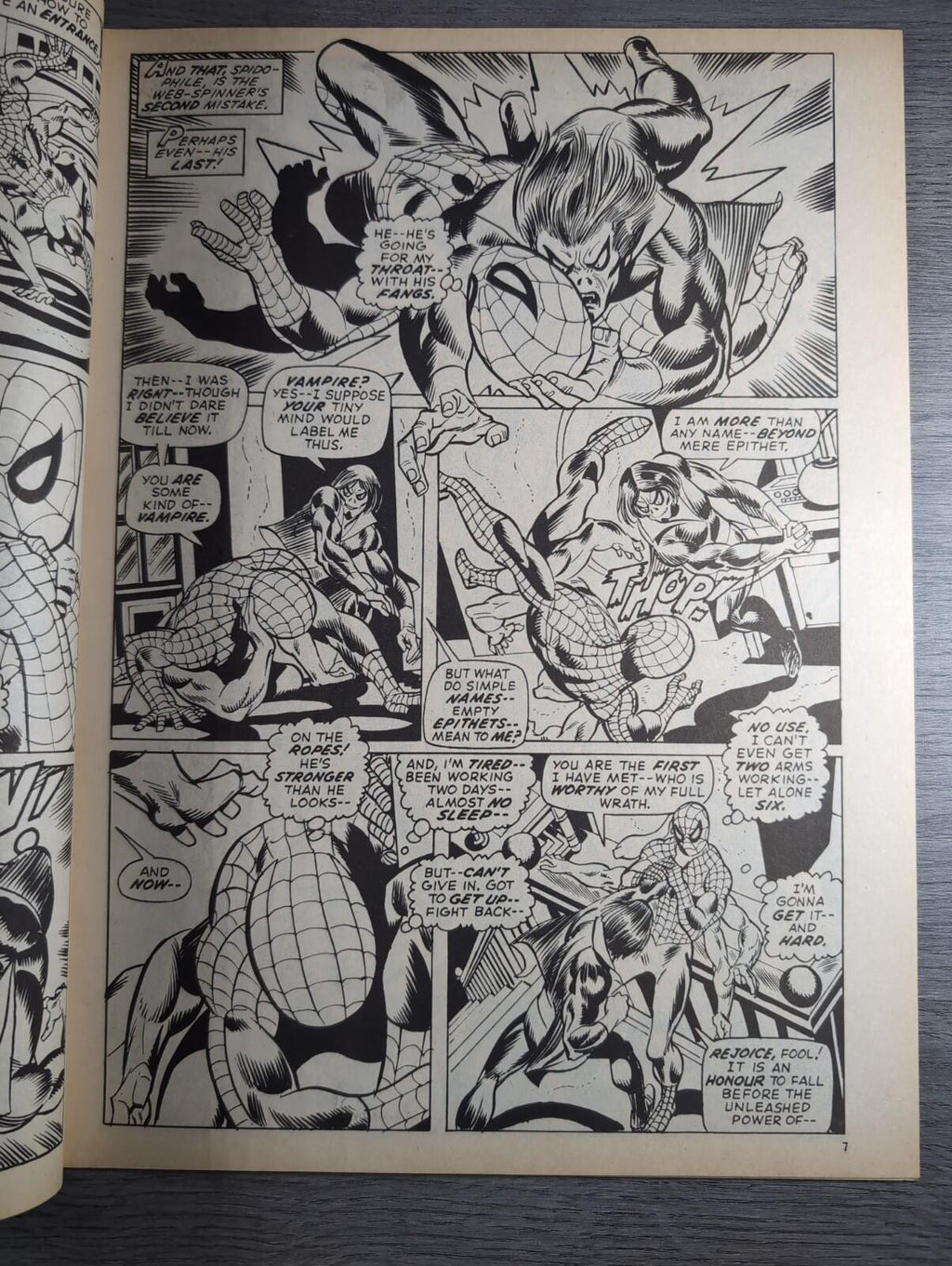 Spider-Man Comics Weekly No 140 Marvel Comics UK 18th October 1975 Vintage Comic