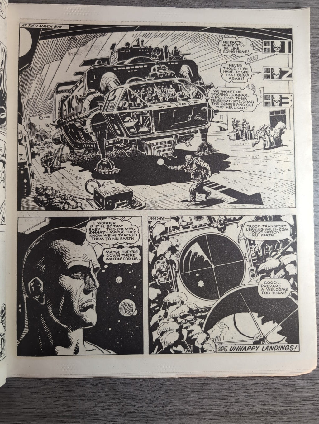 2000AD Prog 448 Featuring Judge Dread Comic 14th Dec 1985 Vintage Retro Comic