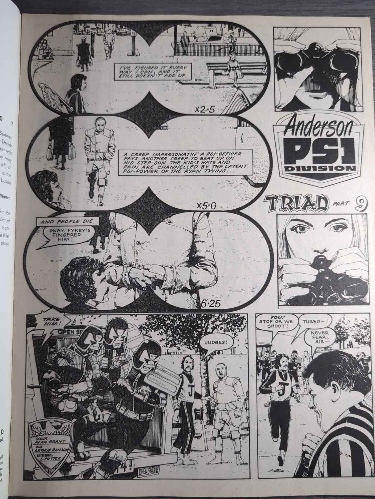 2000AD Prog 643 Featuring Judge Dredd Comic 9th Sept 1989 Vintage Retro Comic