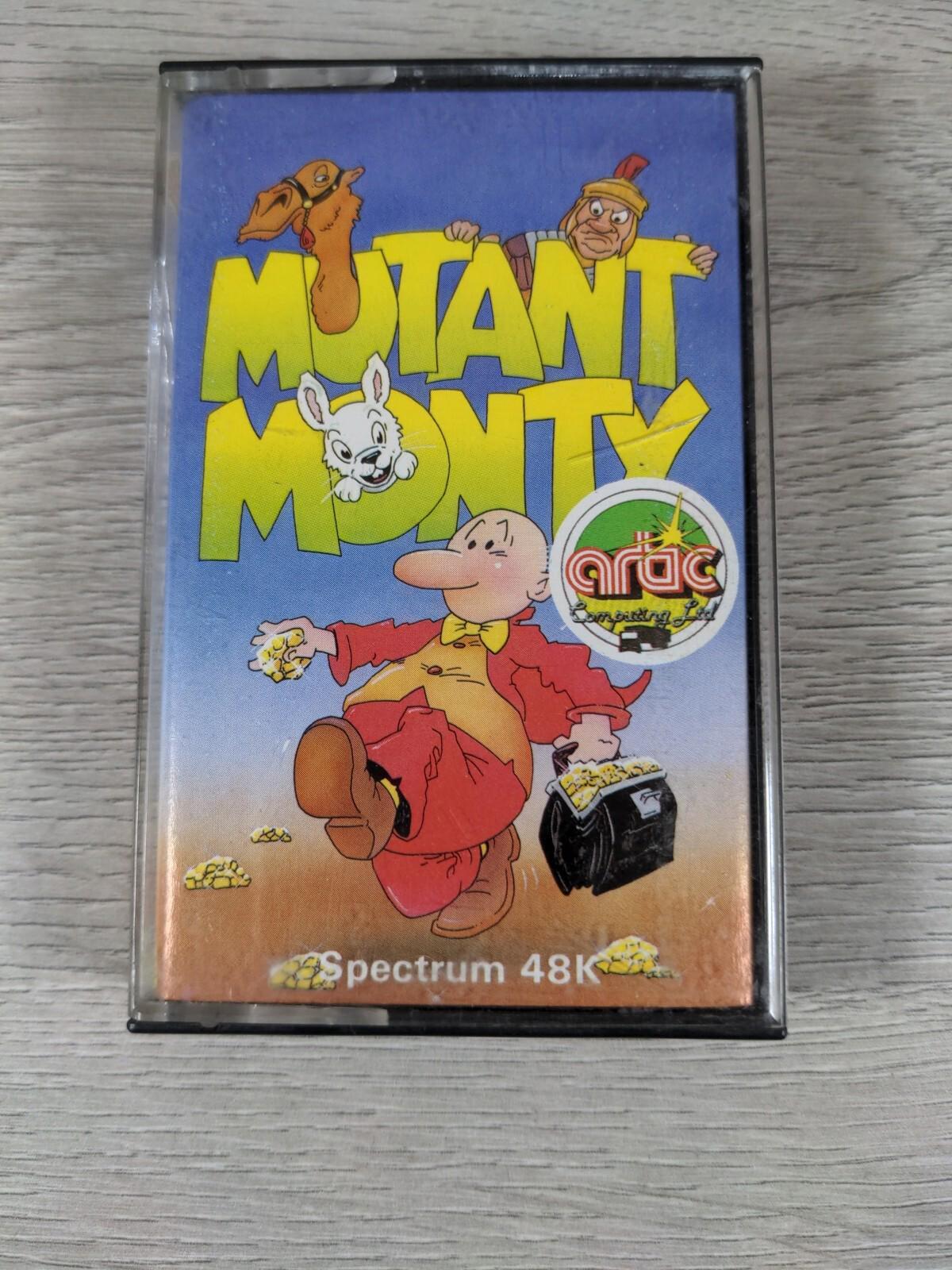 Mutant Monty ZX Spectrum 48K Game Cassette Tested & Working