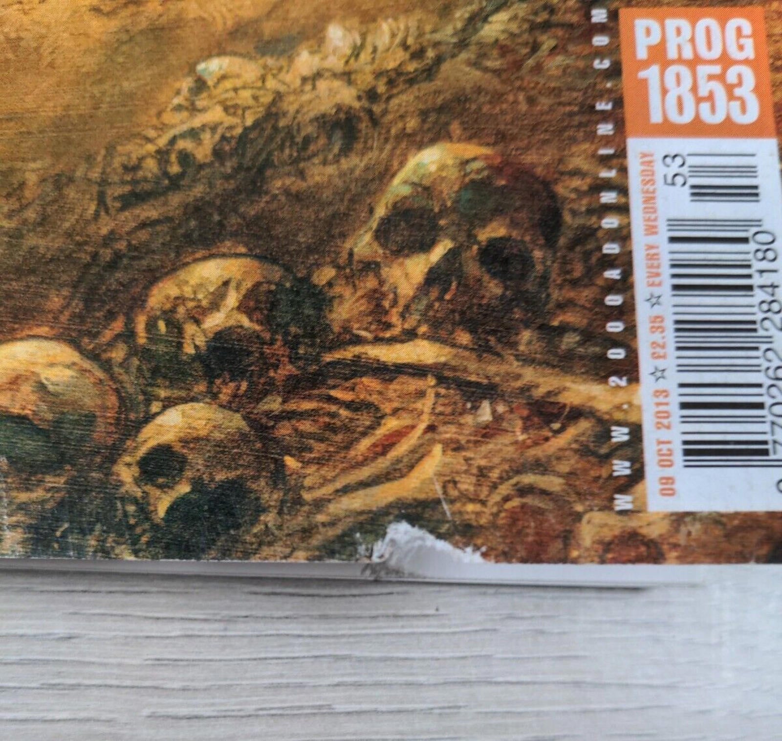 2000AD Comic King Of The Wild Frontier! Prog 1853 Date 9th October 2013 - Retrorama UK