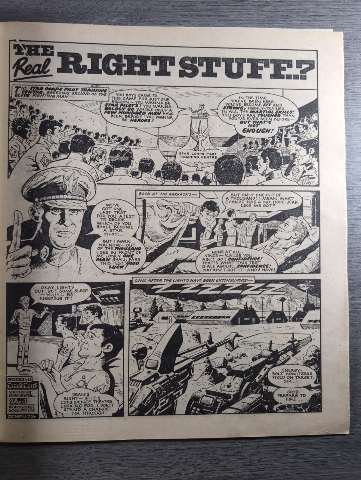 2000AD Prog 373 Featuring Judge Dredd Comic 16th June 1984 Vintage Retro Comic