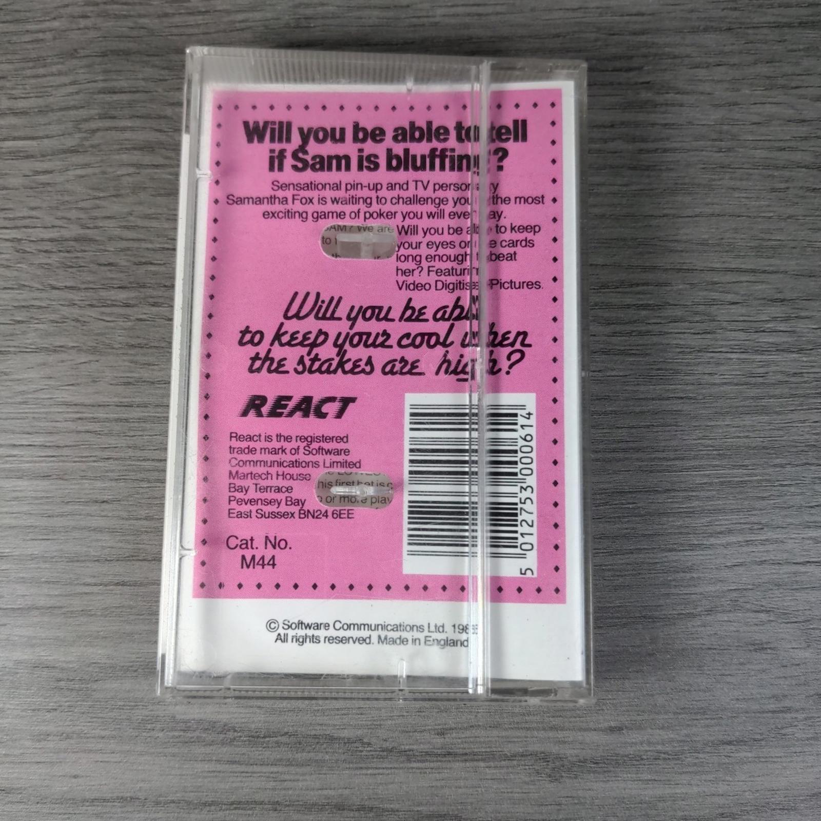 Samantha Fox Strip Poker ZX Spectrum 48/128K React Game Tested & Working