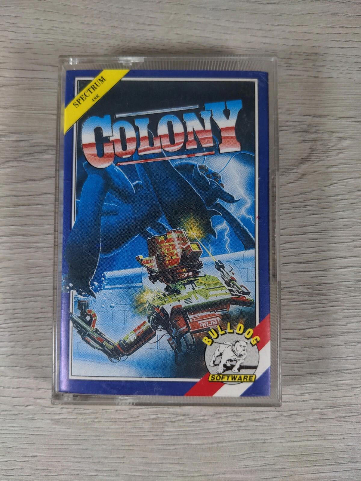 Colony ZX Spectrum 48K 128K Video Game Cassette Tested & Working
