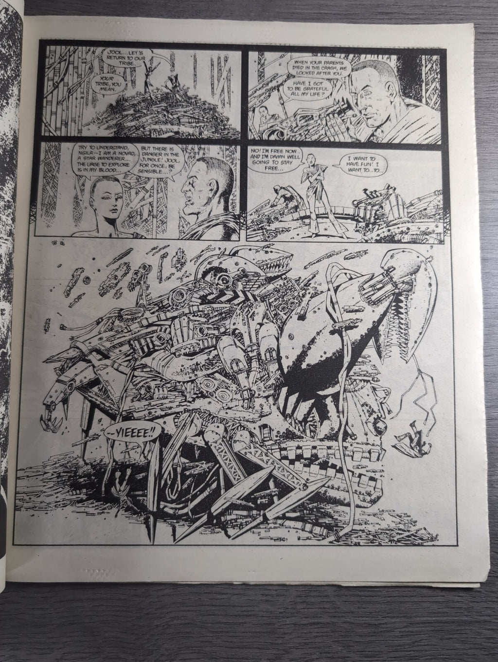 2000AD Prog 485 Featuring Judge Dread Comic Date 30th Aug 1986 Retro Comics