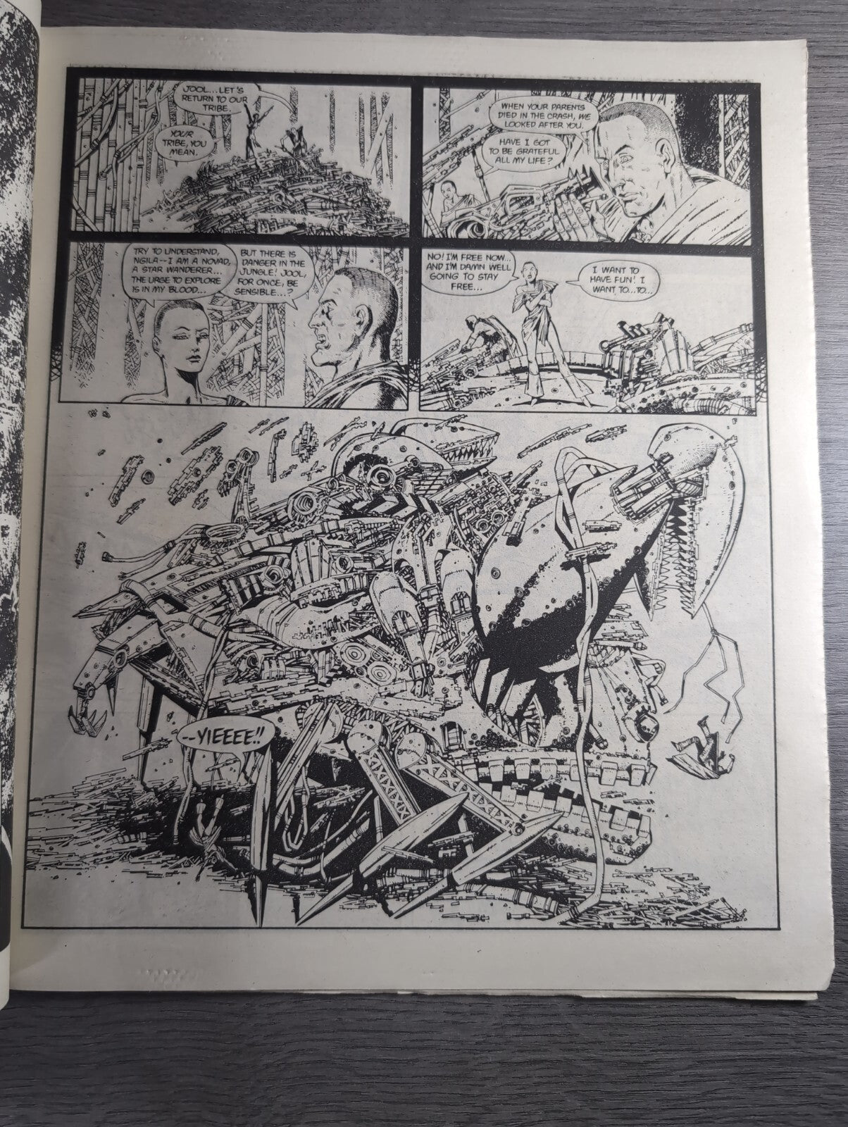 2000AD Prog 485 Featuring Judge Dread Comic Date 30th Aug 1986 Retro Comics
