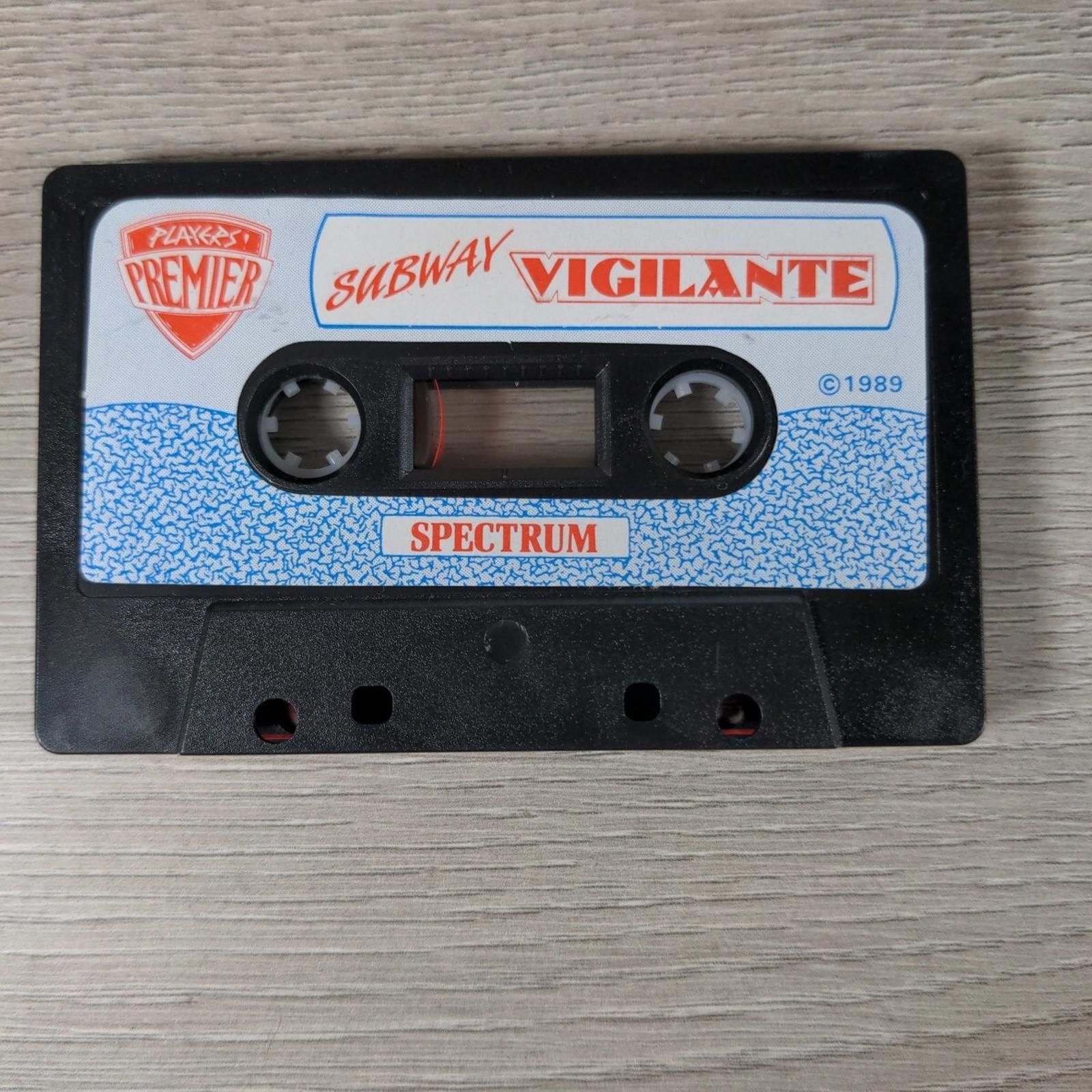 Subway Vigilante ZX Spectrum 48K 128K Video Game Cassette Tested & Working