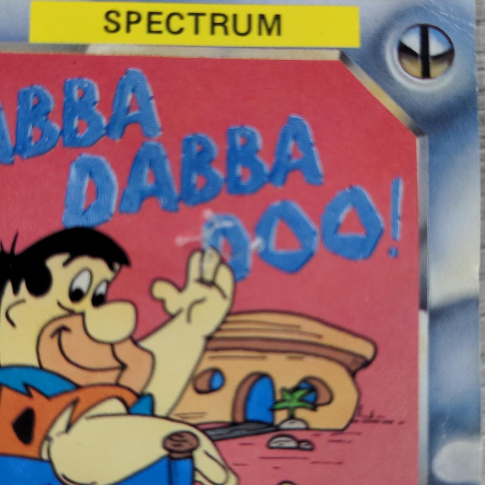 Yabba Dabba Doo! ZX Spectrum 48K 128K Video Game Cassette Tested & Working - Retrorama UK