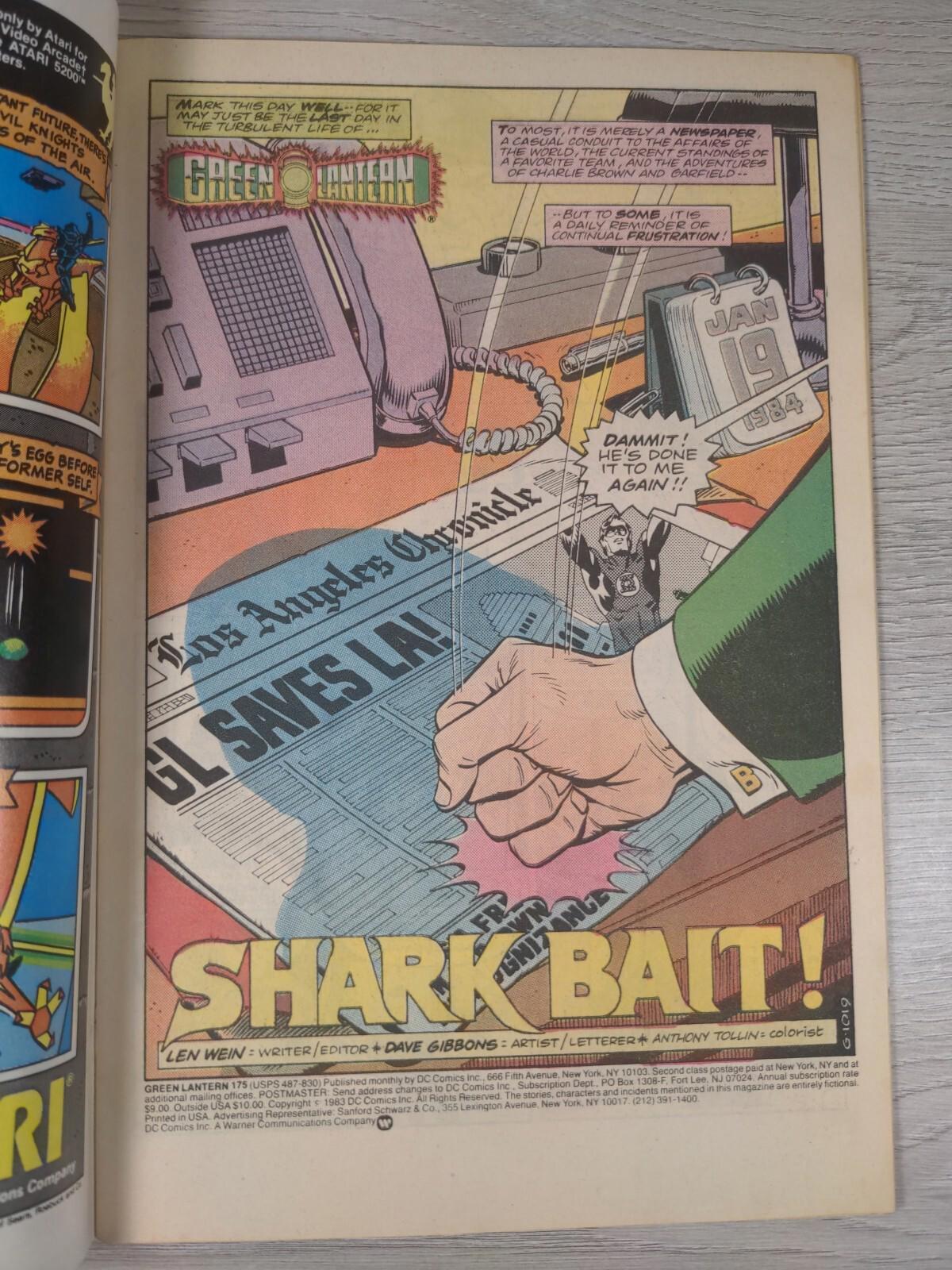 DC Comics Green Lantern #175 April 1984 Vintage Comic