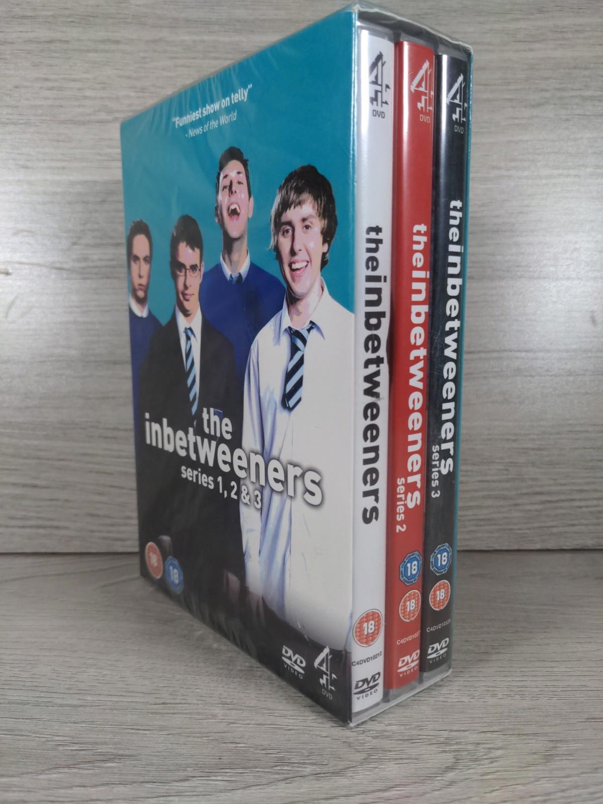 The Inbetweeners  Series 1, 2 & 3 Complete DVD 5 Disc Box Set New & Sealed