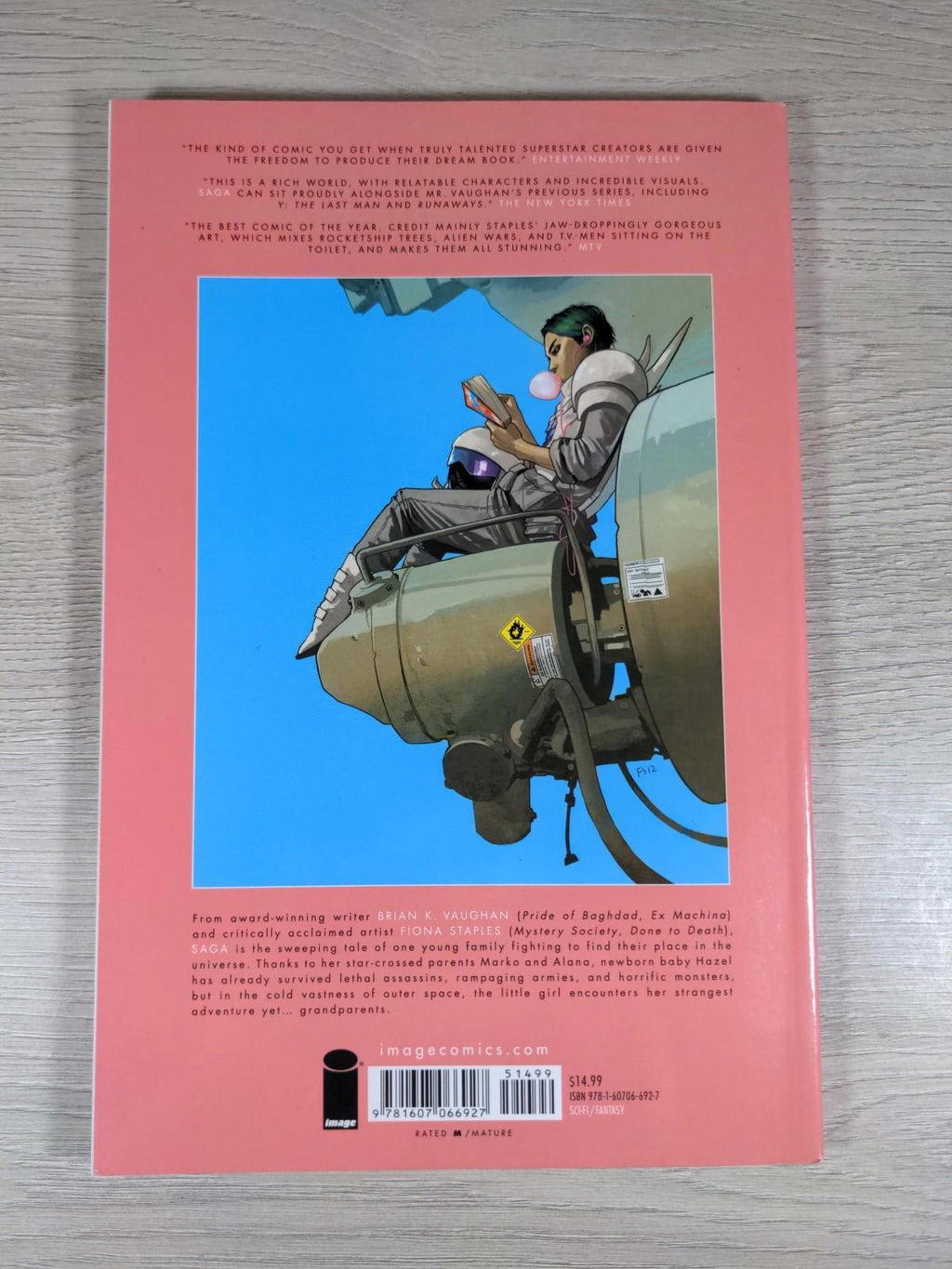 Saga Volume 2 by Brian K Vaughan Paperback 2013 Image Graphic Novel - Retrorama UK