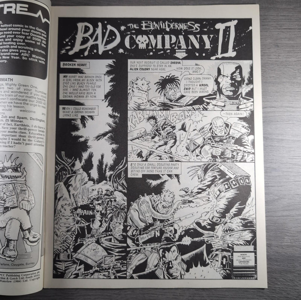 2000AD Prog 552 Featuring Judge Dredd 12th December 1987 Vintage Comic