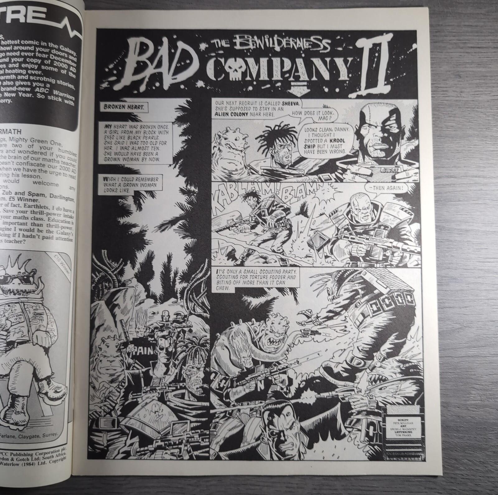 2000AD Prog 552 Featuring Judge Dredd 12th December 1987 Vintage Comic