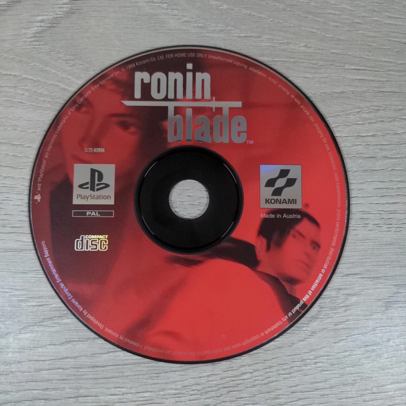 Ronin Blade Playstation 1 PS1 Game + Manual Tested & Working PAL