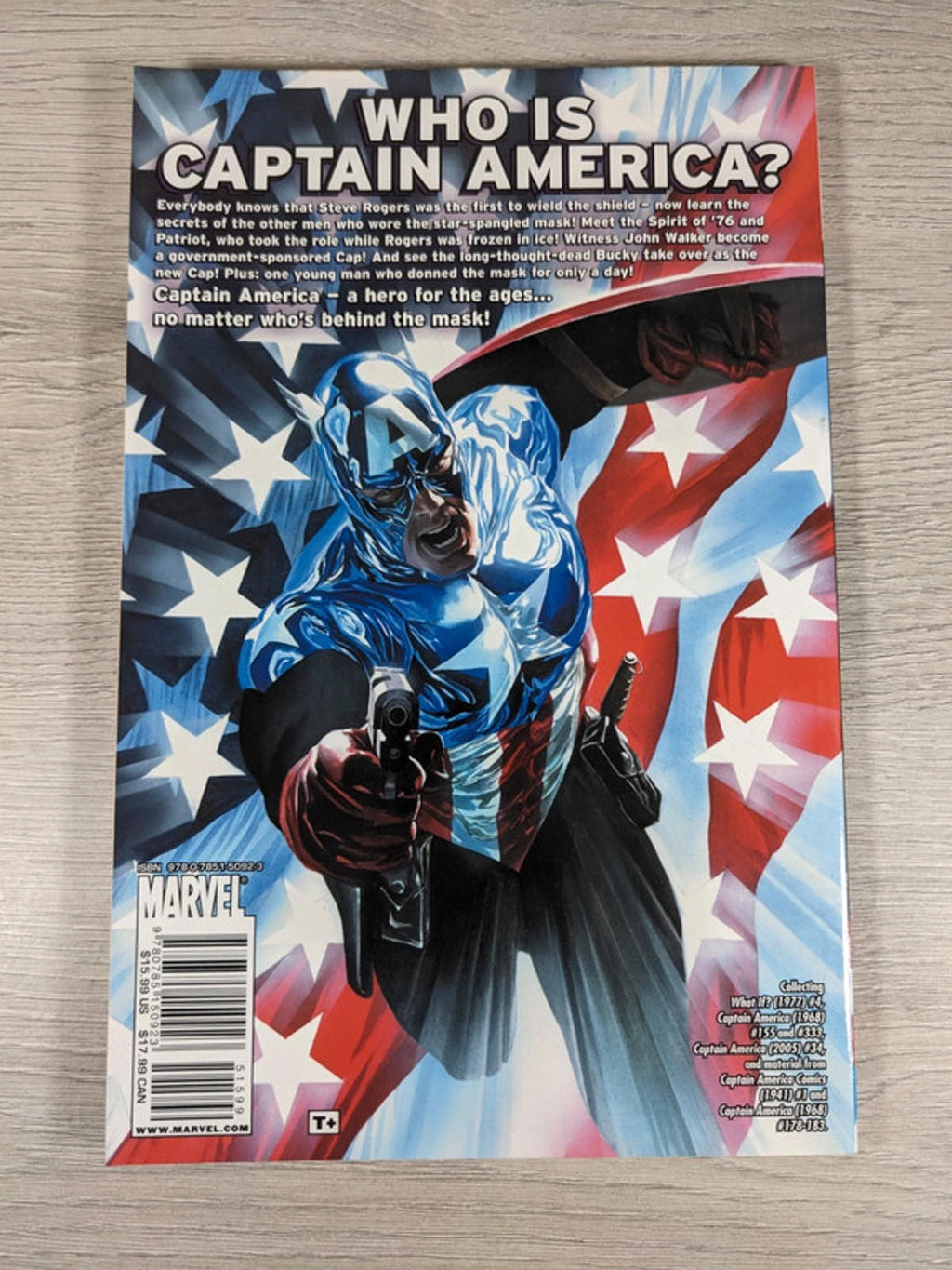 Captain America: The Legacy Of Captain America by Joe Simon Marvel Comic Book