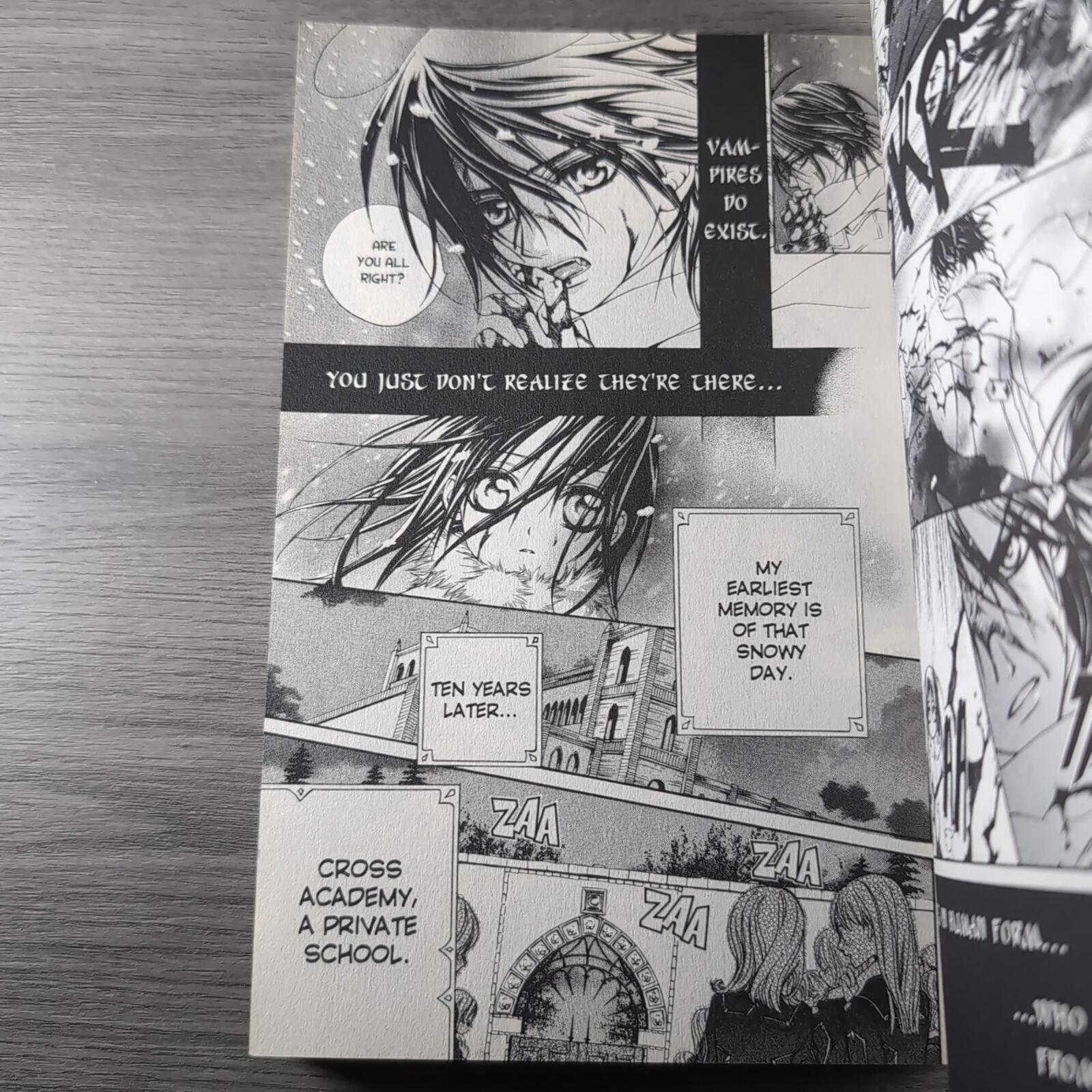 Vampire Knight Vol 1 Matsuri Hino Shojo Beat Manga Paperback Book