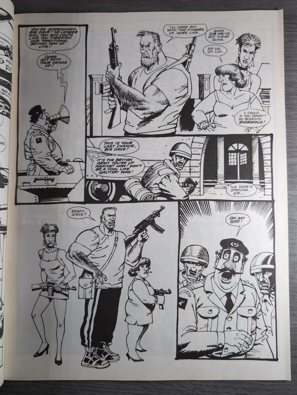 2000AD Prog 849 Featuring Judge Dredd Comic 21st Aug 1993 Vintage Retro Comic
