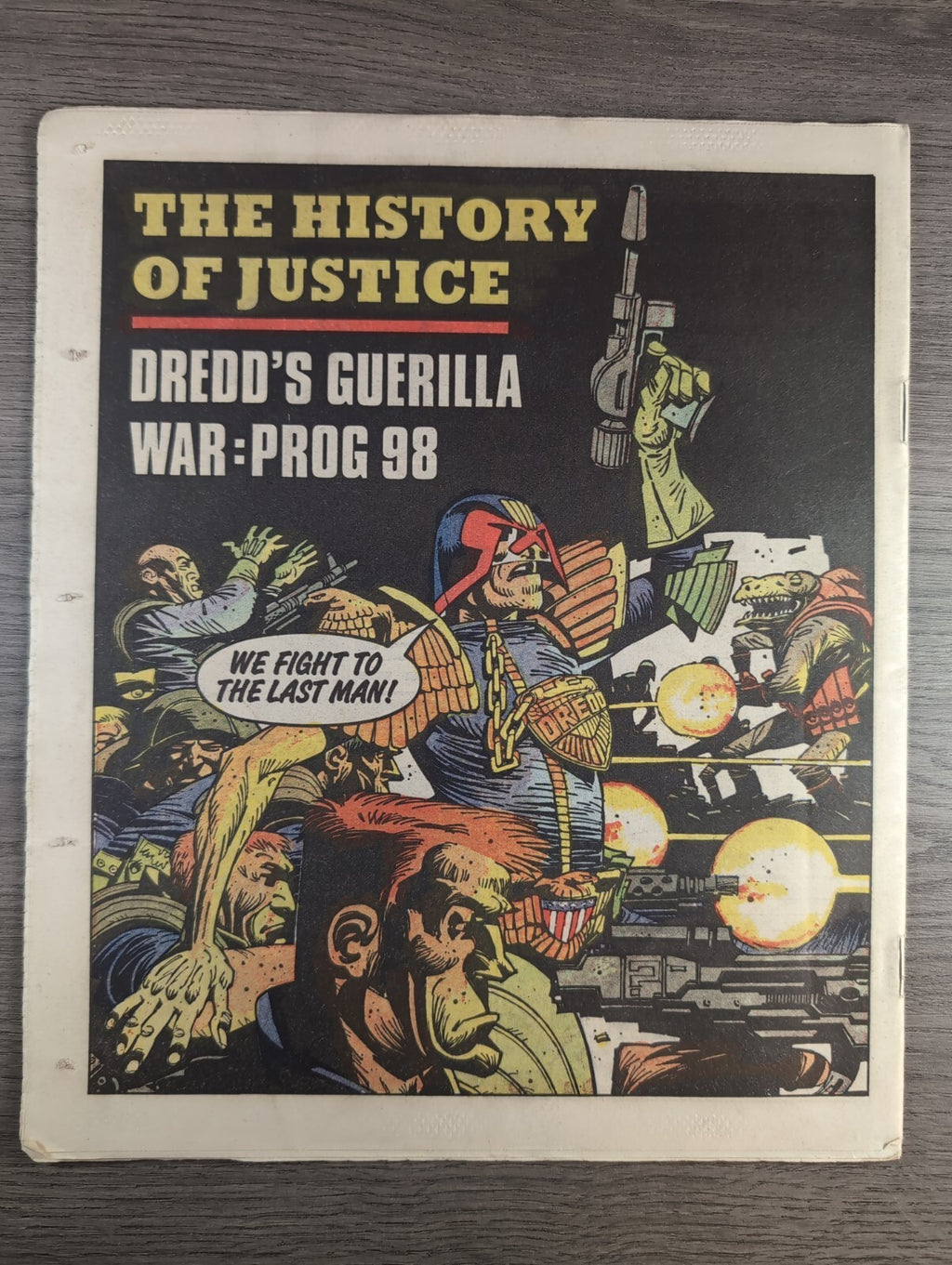 2000AD Prog 449 Featuring Judge Dread Comic 21st Dec 1985 Vintage Retro Comic