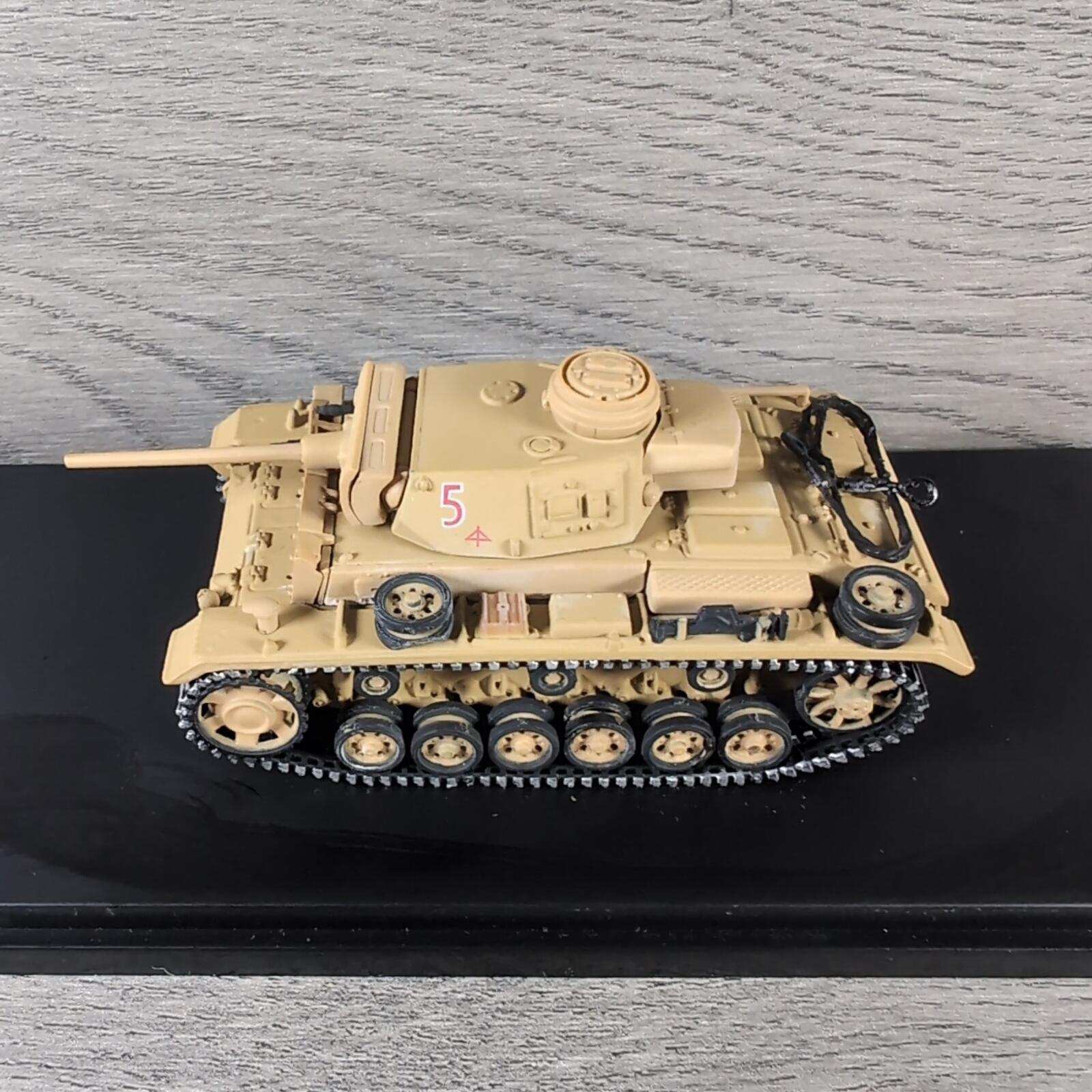 1:72nd Armor Panzer III Ausf L Diecast Model Tank 1/72 Scale Admiral Toys
