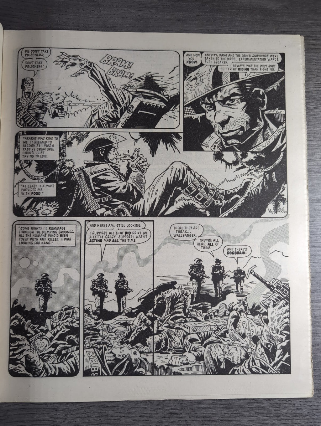 2000AD Prog 518 Featuring Judge Dread Comic 18th April 1987 Vintage Retro Comic