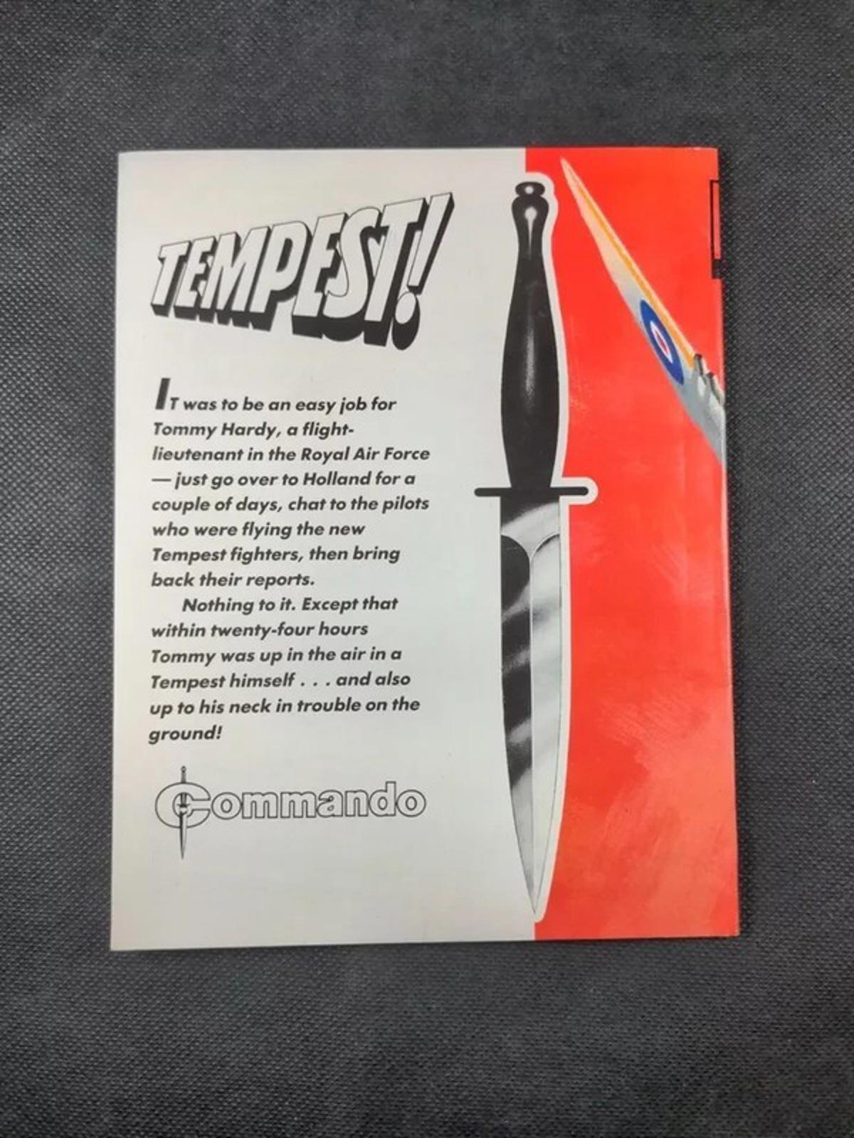 Commando Comic Issue Number 2588 Tempest!