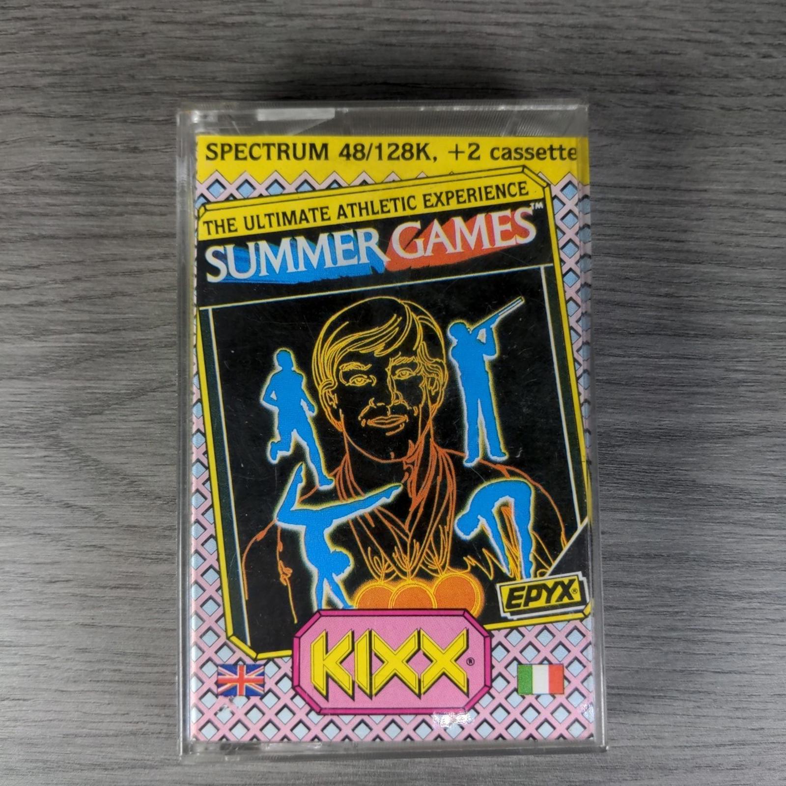 Summer Games  ZX Spectrum 48/128K Game Cassette Kixx Tested & Working