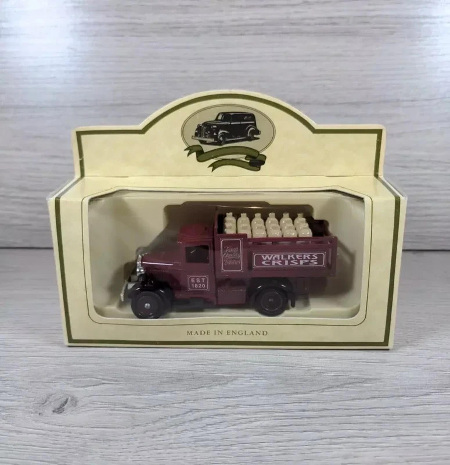 Lledo Promotional Models Walkers Crisps Est 1820 Diecast Van - Retrorama UK