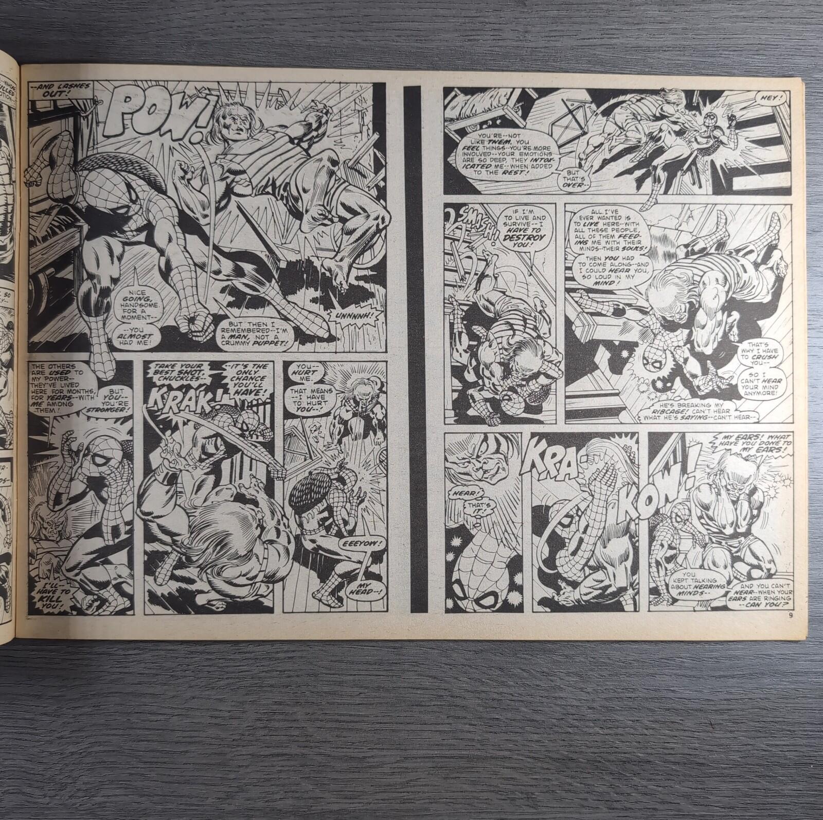 Super Spider-Man With The Super Heroes No. 187 Marvel Comics 8th September 1976
