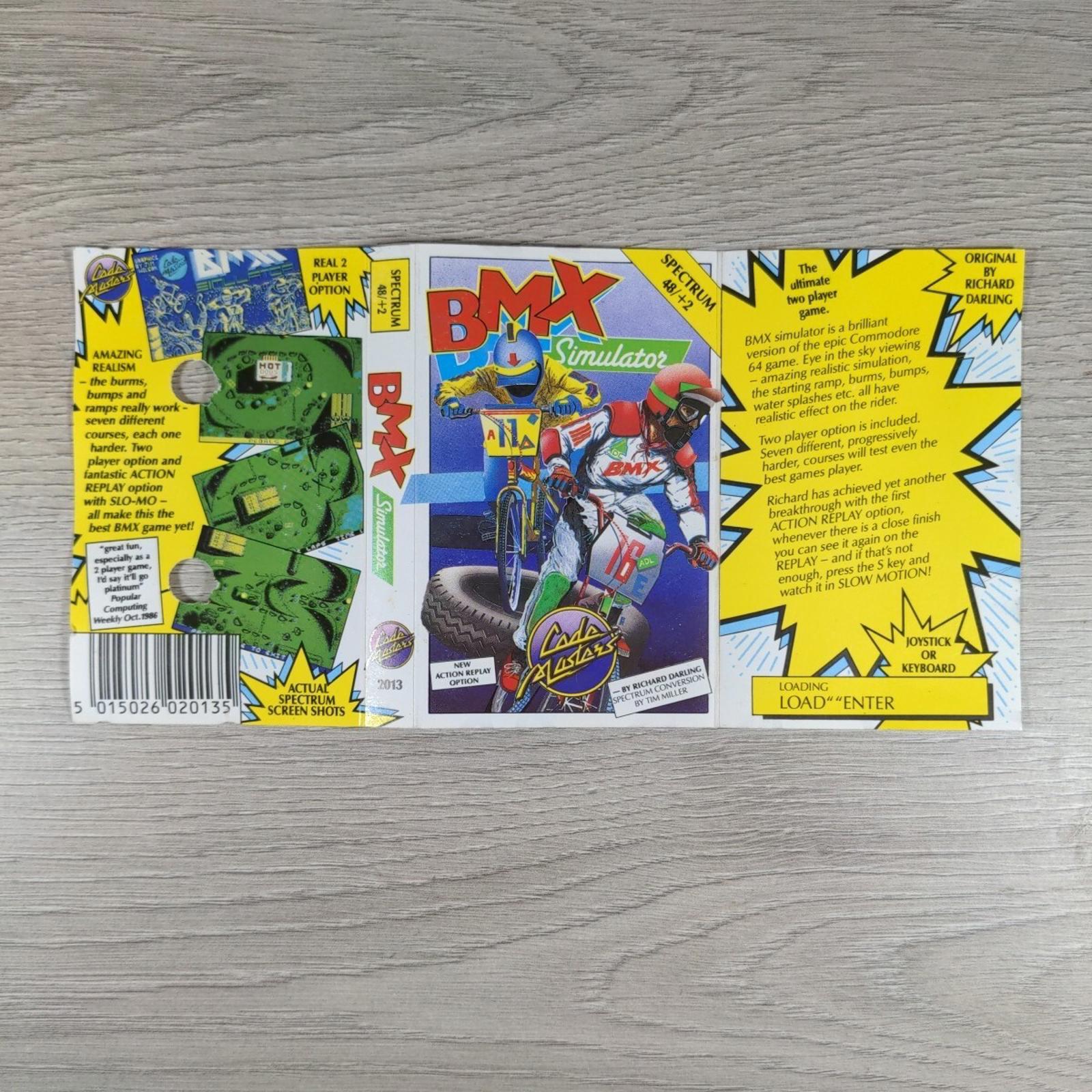 BMX Simulator ZX Spectrum 48K 128KVideo Game Cassette Tested & Working