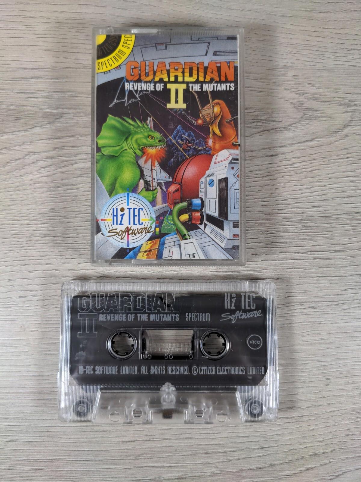 Guardian II Revenge Of The Mutants ZX Spectrum Game Cassette Tested & Working - Retrorama UK