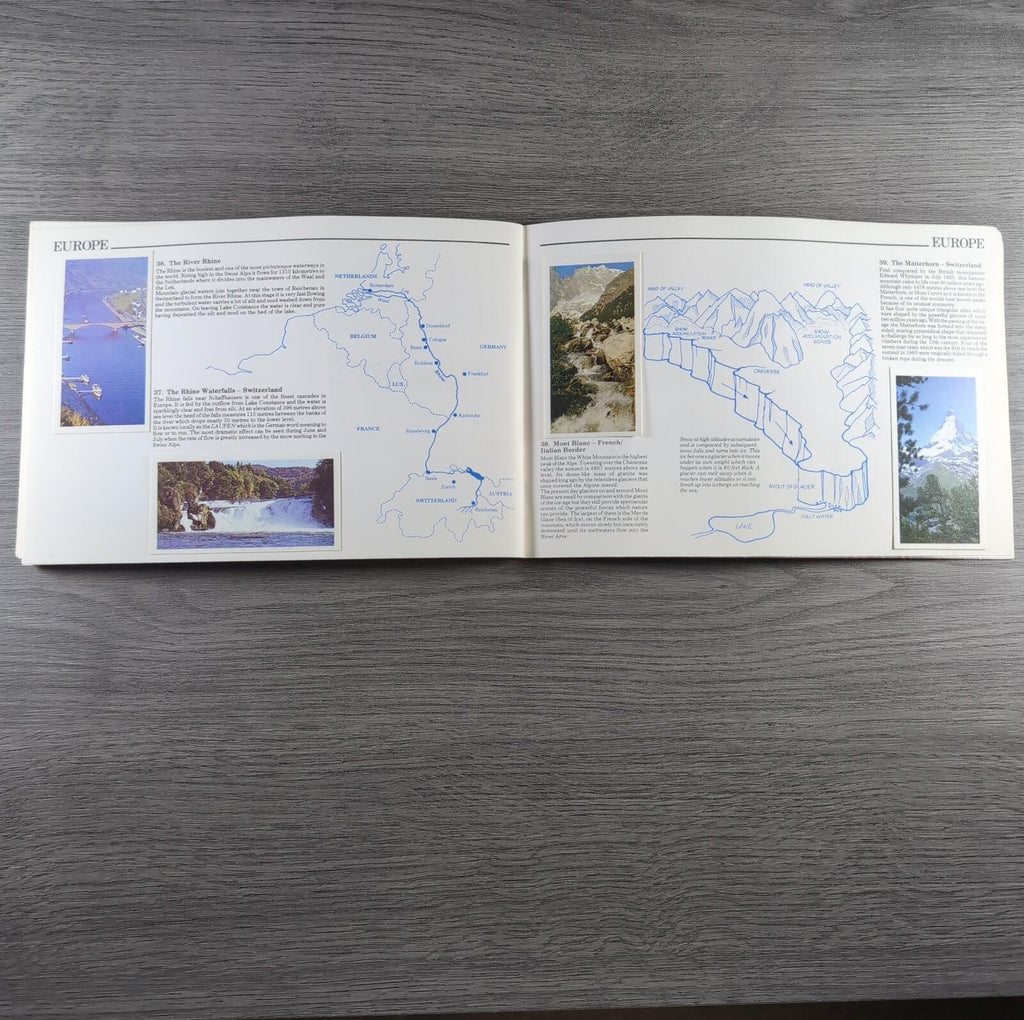 Brooke Bond Tea Picture Cards Album Features Of The World Complete Set