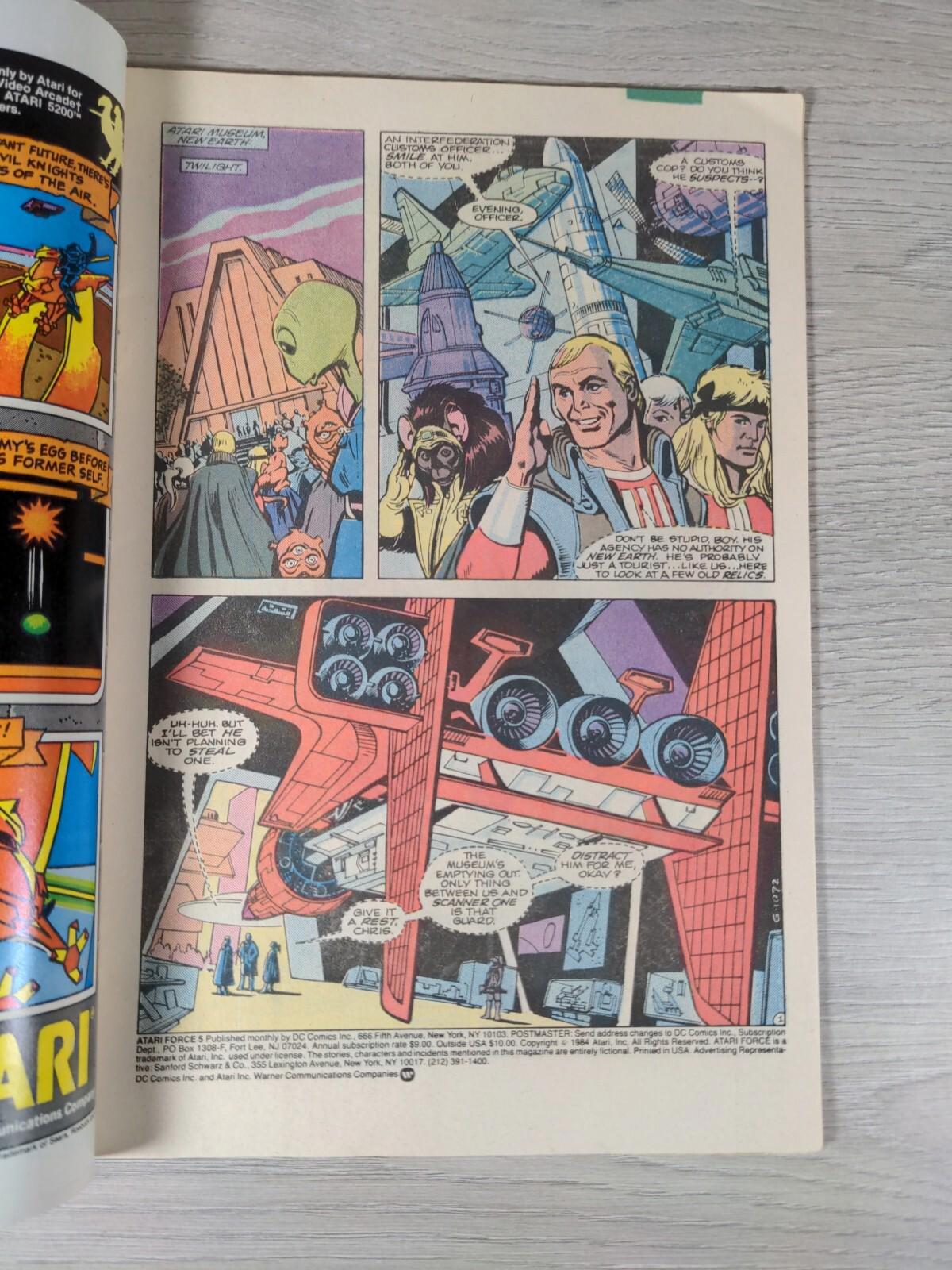DC Comics Atari Force #5 Vintage Comic 1984 Jerry Conway Jose Luis