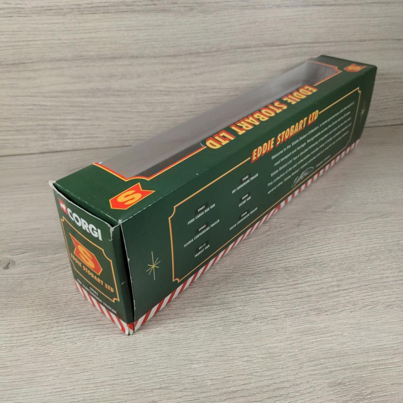 Corgi Eddie Stobart Ltd 59502 ERF Curtainside Trailer Die-Cast Model