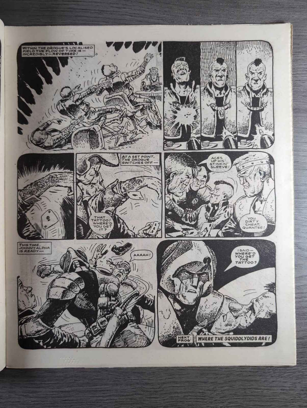 2000AD Prog 480 Featuring Juddge Dread Comic Date 26th July 1986 Vintage Comics