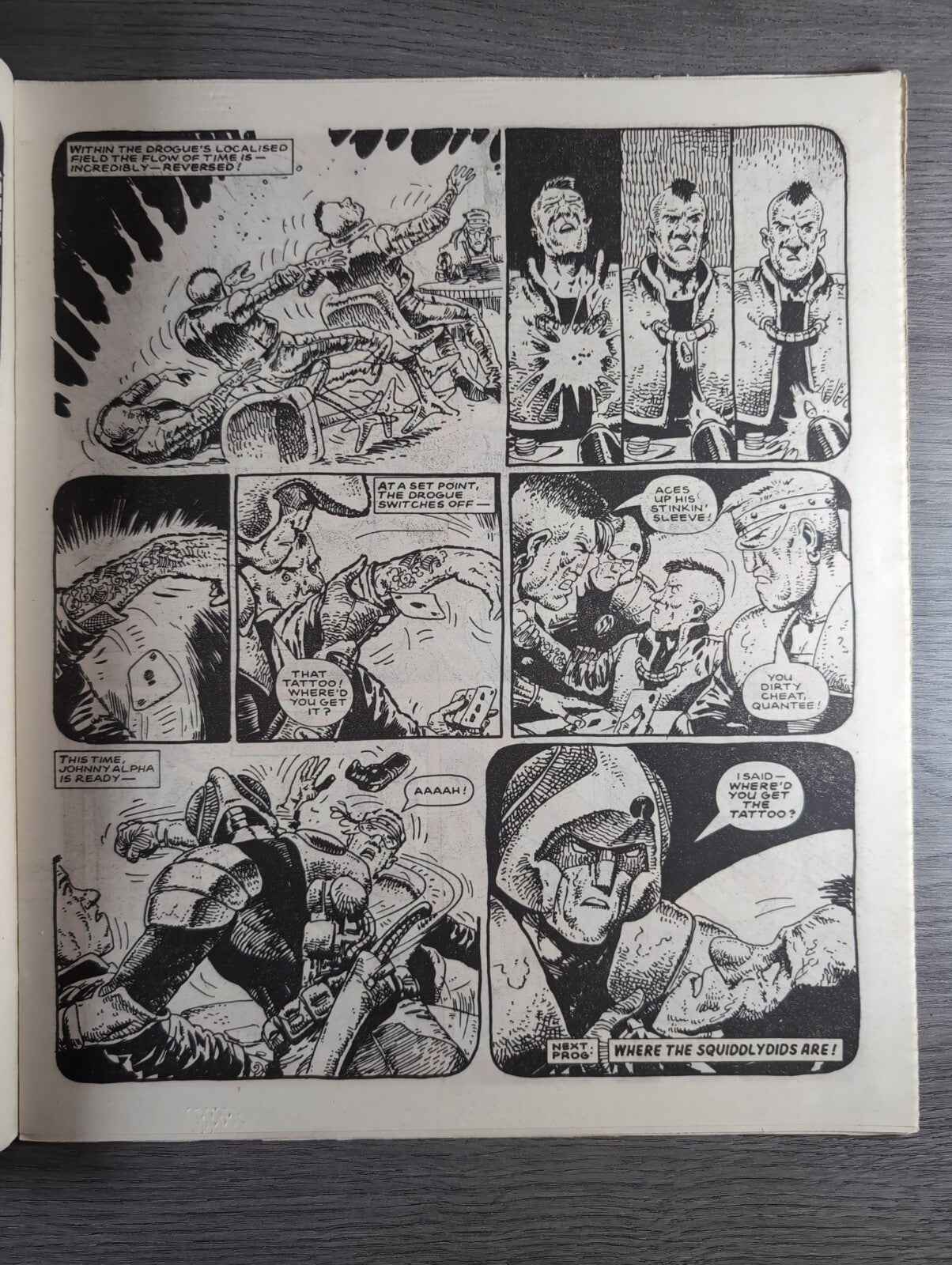 2000AD Prog 480 Featuring Juddge Dread Comic Date 26th July 1986 Vintage Comics