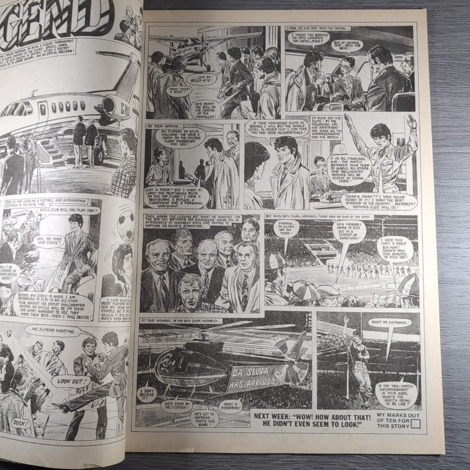 Roy of The Rovers 2nd February 1985 Vintage Comic IPC Magazines