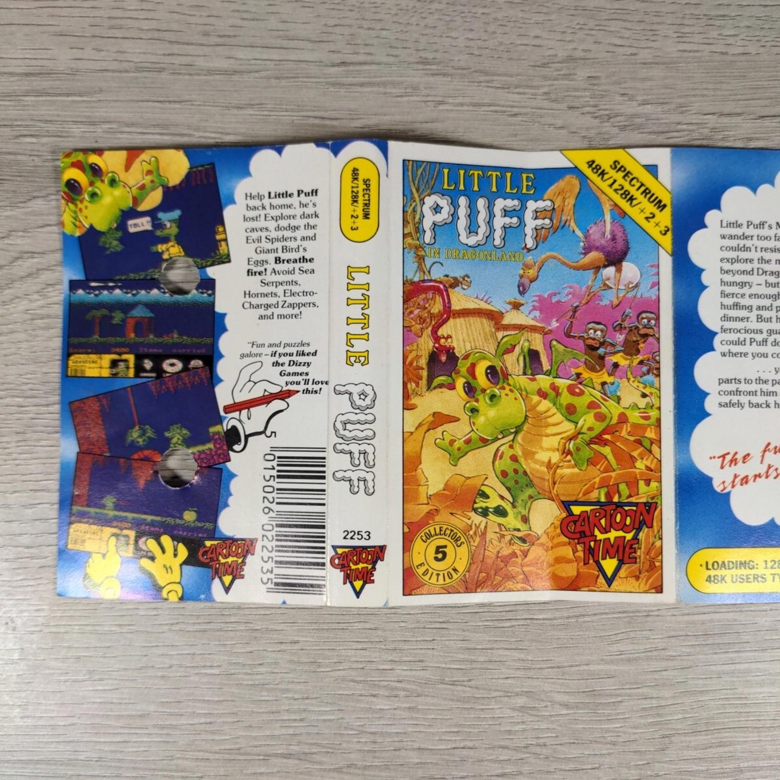 Little Puff In Dragon Land ZX Spectrum 48K 128K Game Cassette Tested & Working